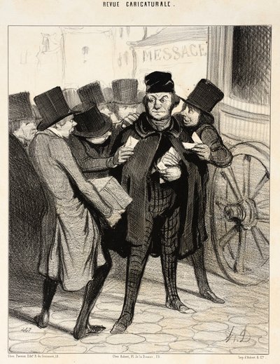 Un viaggio di piacere a Parigi da Honoré Daumier